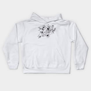 Fox skull Design Kids Hoodie